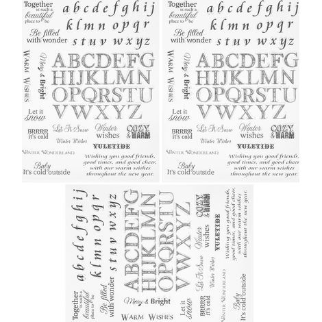 Stück durchsichtige TPR-Stempel mit englischem Alphabet für selbstgemachte Scrapbooking-Karten und -Alben (1/5)