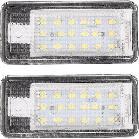 Ein Paar LED-Kennzeichenleuchten hinten für Audi (1/5)