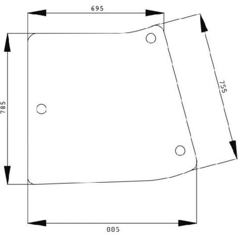 Finestrino laterale UNIVERSALE R201574N (1/2)