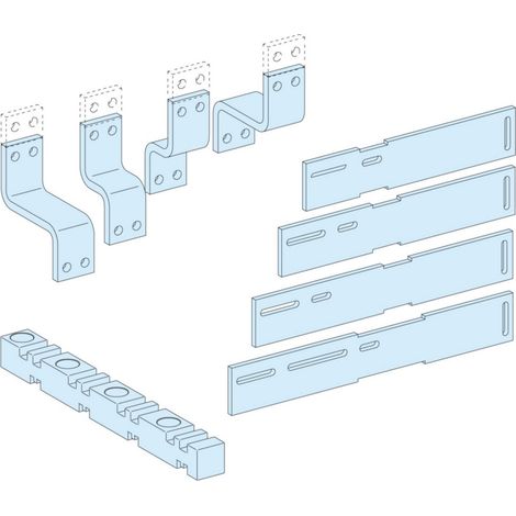 Verteilerkasten Schneider Electric prisma set p vertikale Befestigung Sammelschiene