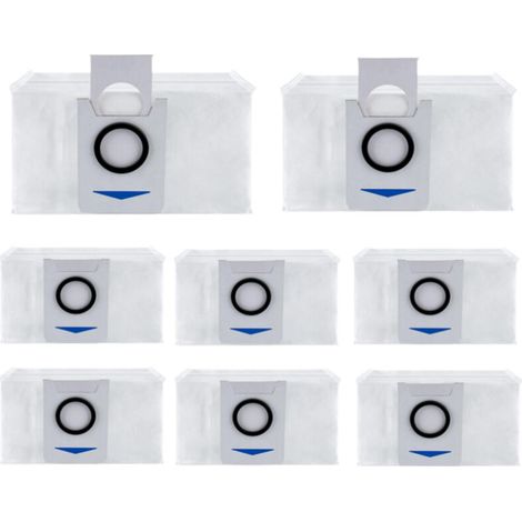 Confezione da 8 sacchetti per la polvere per aspirapolvere Ecovacs Deebot X1 Omni / T20 Omni, sacchetti di ricambio per aspirapolvere DEEBOT X1 e Omni. (1/4)