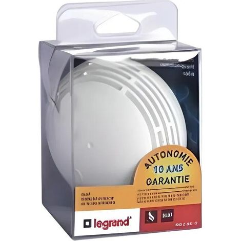 Legrand 040517 – Rauchmelder – 10 Jahre Autonomie – NF DAAF-zertifiziert