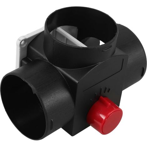 Vanne De Régulation De Débit Vanne De Chauffage De Stationnement De Voiture Véhicule Chauffage De Stationnement Connecteur De Sortie D'Air Connecteur De Conduit De Chauffage De-75MM (1/5)