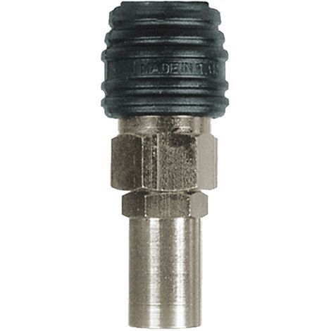 Robinet rapide a' bille universel avec raccord de tuyau 10 x 17