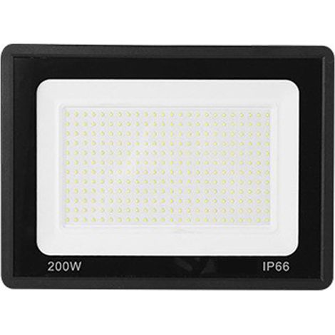 Projecteur LED extérieur 200 W 6000 K blanc lumière du jour lumière de sécurité extérieure IP66 étanche applique murale spot éclairage pour jardin, garage, aire de jeux, terrasse (1/5)