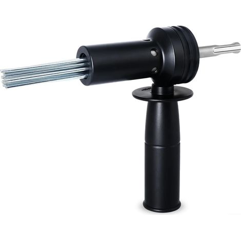 18 Pcs SDS Needles Electric Shank Hammer Needle Scaler Adapter, Hardened Alloy Steel Concrete Drilling Tool for Masonry Tile Surface Preparation (1/5)