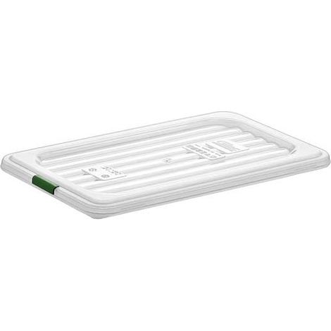 Couvercle Gastronome en polypropylène 1/4 - 533x328x11mm - Matériel CHR Pro