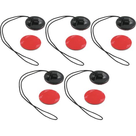 Lot de 5 Cordes Anti-Perte pour Appareil Photo de Sport, Fixateur Portable en Abs et Nylon, pour Usage Quotidien et Activités Sportives (1/5)