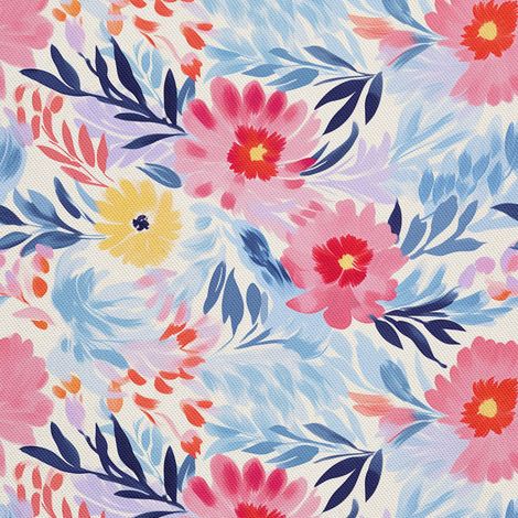 Tela decorativa para exteriores Oxford - Flores - DX2185 (1/5)