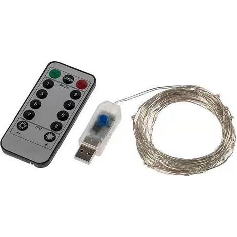 20m Indoor Copper Wire String Lights with Remote Control and 8 Lighting Modes (1/5)