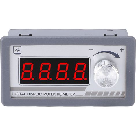 Potentiomètre numérique 5KΩ réglable et Programmable avec affichage à 4 chiffres de 0,4 pouces, remplacement alimenté en courant continu