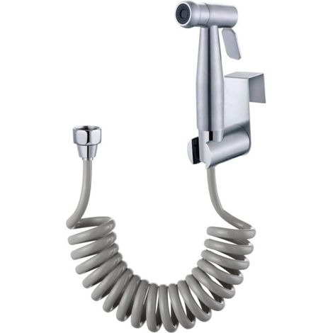 High-quality bidet set with water tank hook and telescopic ABS shower hose for daily personal hygiene (1/5)