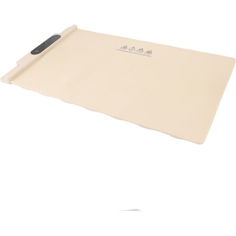 Chauffe-plat électrique silicone tapis chauffant enroulable pliable arrêt auto 3 températures réglables minuterie cuisine quotidienne prise UE 220V (1/5)