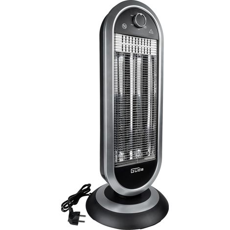 Güde Stufa a infrarossi GIH 900 (900 W di potenza di riscaldamento, 2 livelli di riscaldamento (450/900 W) con o senza oscillazione, 20 m³ max. capacità di riscaldamento ambiente, elementi riscaldanti (1/5)