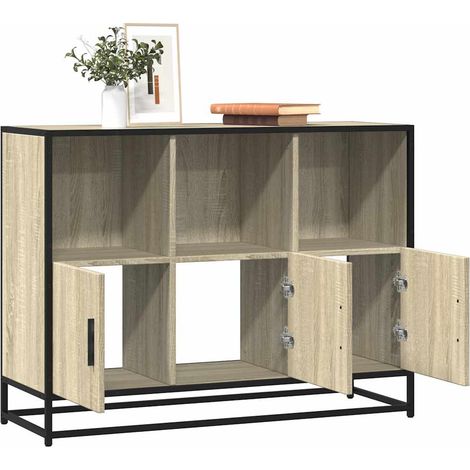 Sideboard Sonoma-Eiche 100x35x76 cm Holzwerkstoff