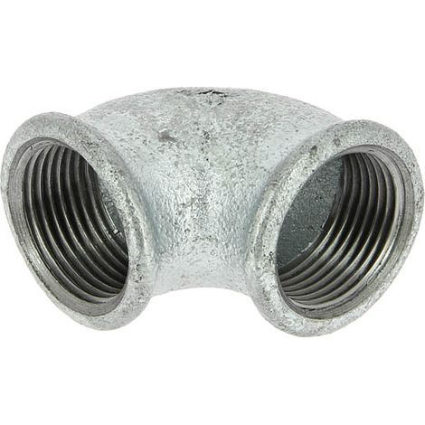 Coude 90° fonte galva Femelle 1"