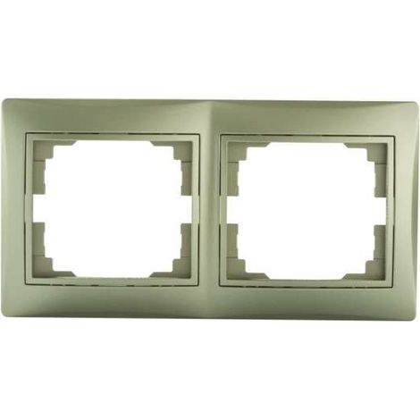 Cadre double horizontal DOMO champagne Kanlux 25058 (1/4)