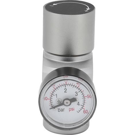 Mini régulateur de gaz CO2 avec interrupteur de coupure MFL3/8in vers TR21x4 Accessoire pour brassage amateur