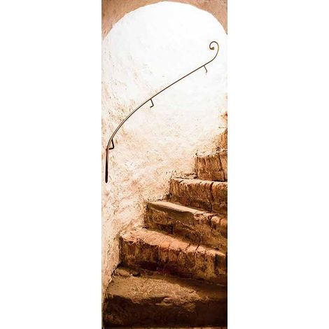 Selbstklebende Tapete – Innendekoration – PVC – Selbstklebende Rückseite – Wiederablösbar – Türfolie – Möbelklebefolie – Für Wohnzimmer, Büro, Schlafzimmer – 200 x 77 cm (1/5)