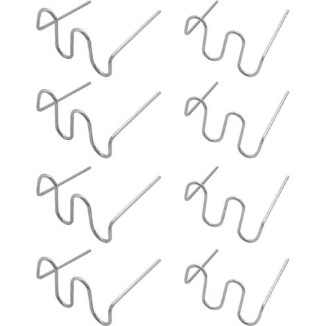 1000 pièces pour agrafeuse à chaud, agrafes en plastique 0,8 0,6 mm, forme vague S (1/5)