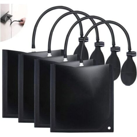 Cliqueur pneumatique de levage – 4 unités, coussin de levage pneumatique avec pompe manuelle, outil pratique pour réparations domestiques et travaux légers (1/5)