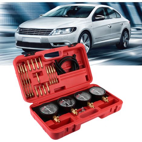 Kit de synchroniseur de carburateur à dépression et d'équilibrage de 4 cylindres, outil antichoc pour voiture et moto. (1/5)