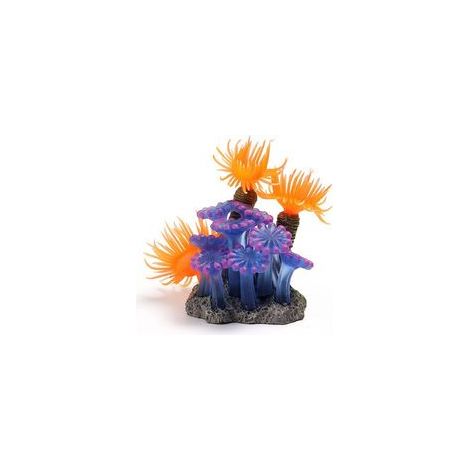 Décor fantaisie pour aquarium Corail Artificiel, Anémone Lumineuse de mer de Corail de Silicone de Plante de Simulation pour la décoration de réservoir de Poissons Ornements d'aquariumDécor (1/5)