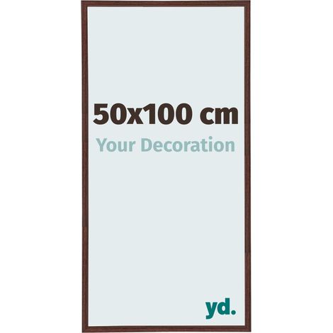 yd. - Cadre photo 50x100 - Brun - Plastique - Annecy