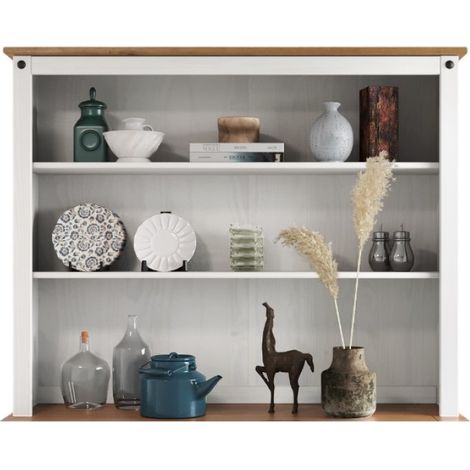 Corona White 3 Door Dresser Top (1/2)