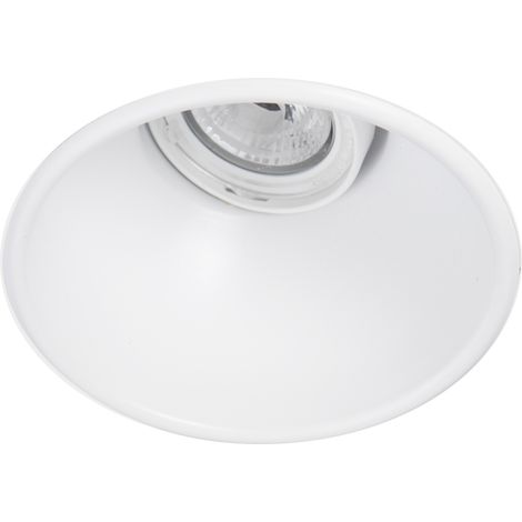 LedsC4 Dome - LED-Einbaustrahler LED 5W und 902lm. Durchmesser 12cm. Gehäuse aus Stahl. Innenbereich IP23. Farbe Weiß