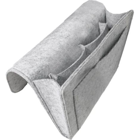 Sac de rangement en feutre pour lit, sac suspendu, canapé en feutre, organiseur de poche, étagère, articles ménagers (1/5)