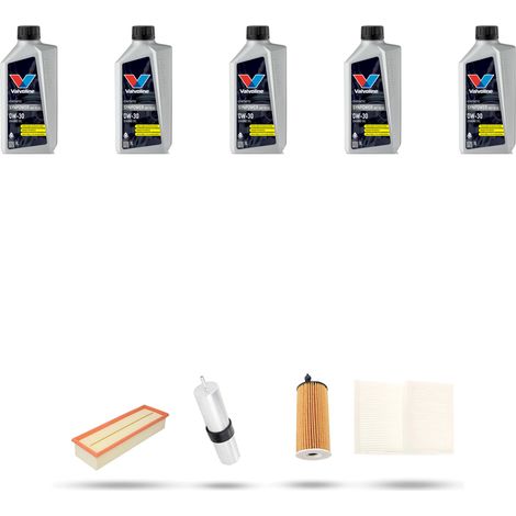 Kit tagliando 4 FILTRI e 5L OLIO compatibile con Bmw x3 (F25) 18d 110kw dal 2014 al 2017 (1/5)