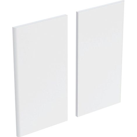 Ensemble de portes GE pour Renova Compact, meuble inférieur pour WC, largeur 65 cm, blanc