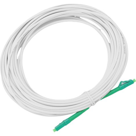 Câble de brassage à fibre optique LC coudé, interface PC, monomode, monoconducteur, étanche et blindé, 300 cm / 9,84 pi (1/5)