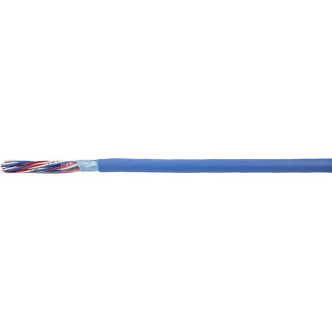 Câble d'instrumentation RS PRO 1 paire , 0,88 mm² Blindé Ruban Aluminium, Paire torsadée, gaine Bleu ( Prix pour Bobine de 100 Mètres )