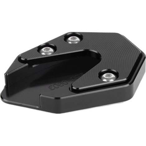 Satz verbreiterter Seitenfußrasten für Forza 300/250 MF08 2018-2020 Motorrad, schwarze Verlängerungsplatte, stabiles und robustes Zubehör. (1/5)