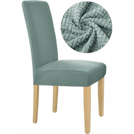 Funda para silla jacquard elástica color menta [10-Z1-MT] (1/5)