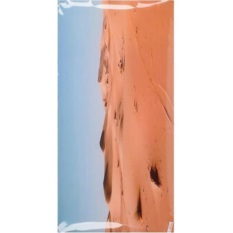 Poster pour aquarium en PVC autocollant imperméable 3D style désert, décor de fond pour aquarium, 122 x 50 cm (1/3)