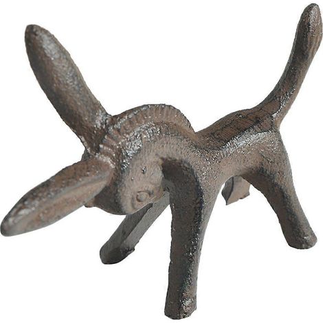 Figurines d'ânes en fonte, ornements chics d'animaux, décoration vintage pour la maison (1/4)
