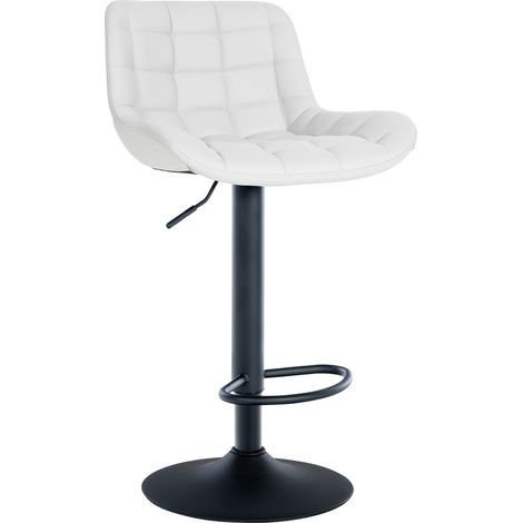 Taburete de bar Tover Blanco Simil cuero