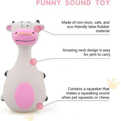 Durable Latex Pet Chew Sound Training Toys --2 pack (1/2)