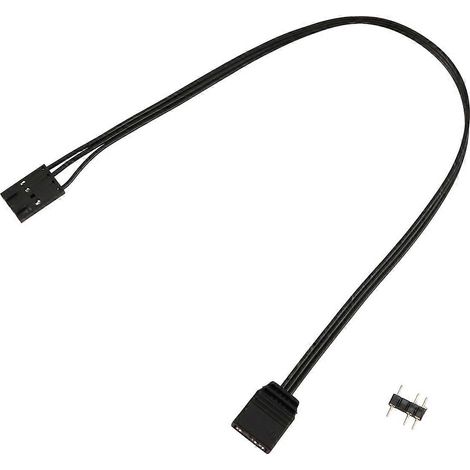 Câble adaptateur RGB 4 broches vers ARGB standard 3 broches 5 V pour Corsair, 25 cm (1/5)