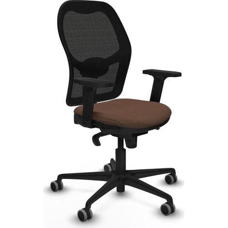 Piqueras y Crespo Jorquera Sedia Ufficio Nera Marrone Comfort