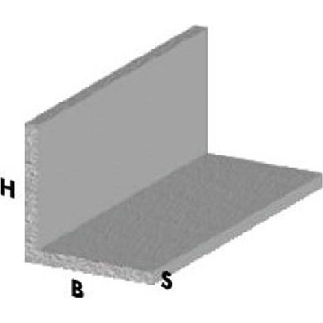 profil d&39angle cm 200 h argent 20x20x1 mm tige de profil en aluminium