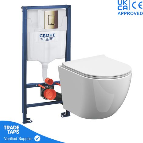GravaHaus Rimless Toilet with GROHE Concealed Frame (1/5)