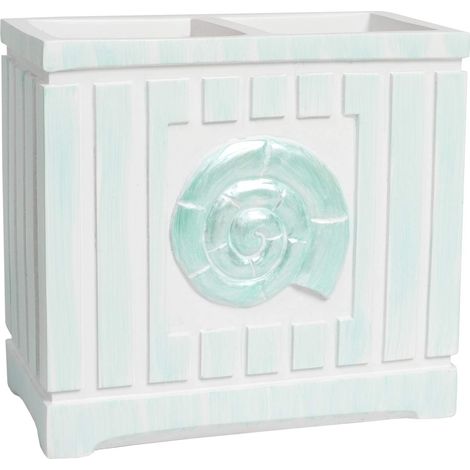 Ensemble d'accessoires de Salle de Bain, Collections Uniques, Moderne Classique Contemporain, décoratif, Beaux Designs, Bains Douche Baignoire, Porte-Brosse à Dents, Coquillage