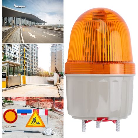 BERM® BEM-2071 Alarmanzeige für Geräte, LED, akustisches und optisches Signal, 220 V AC, Gelb (1/5)