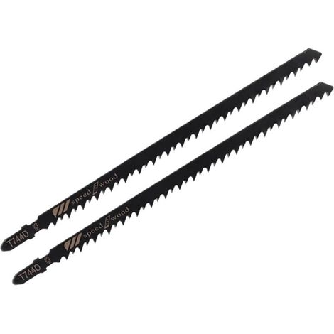 Set di 5 lame per seghetto alternativo T744D lunghe 180 mm per il taglio rapido di legno e prodotti in legno. Utensile manuale per la lavorazione del legno.