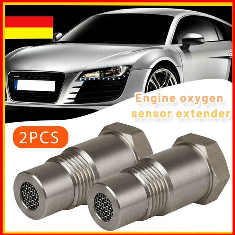 2x O2 Simulationssonde Lambdasonde Lambda-Eliminator Auto-Spacer Metallkat Lambda-XF4-