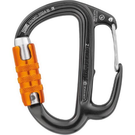 MOSQUETON FREINO Z CON GANCHO ALUMINIO TWIST-LOCK 25 Kn EN362 FS